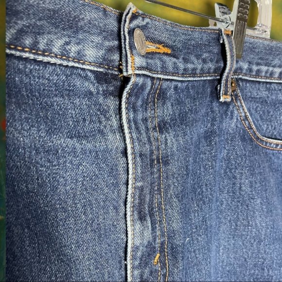 Levi’s Vintage Denim Skirt Size 16 - Picture 7 of 12